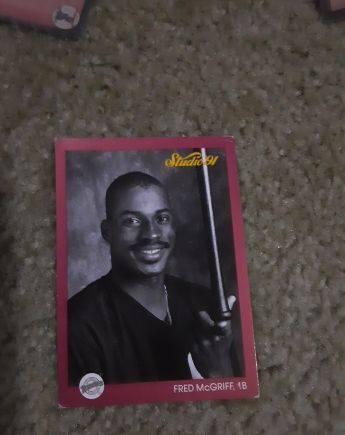 1991 Leaf Studio #247 Fred McGriff — front