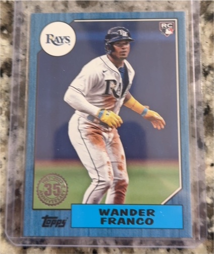 2022 Topps Update 1987 #87TBU-48 Wander Franco — front