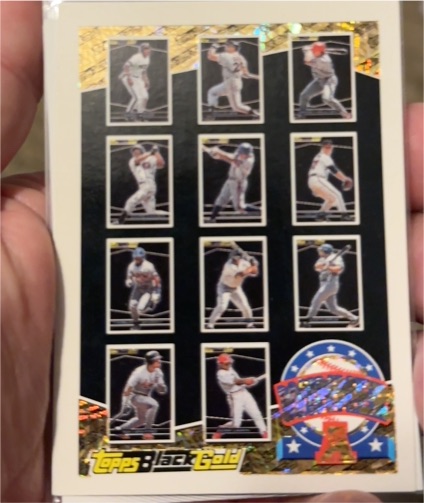 1993 Topps Black Gold #A Certified Winner Card — front