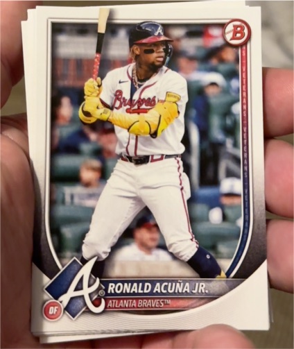 2025 Bowman #21 Ronald Acuña Jr. — front