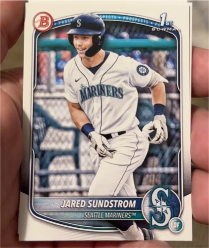 2025 Bowman Prospects #BP-85 Jared Sundstrom — front