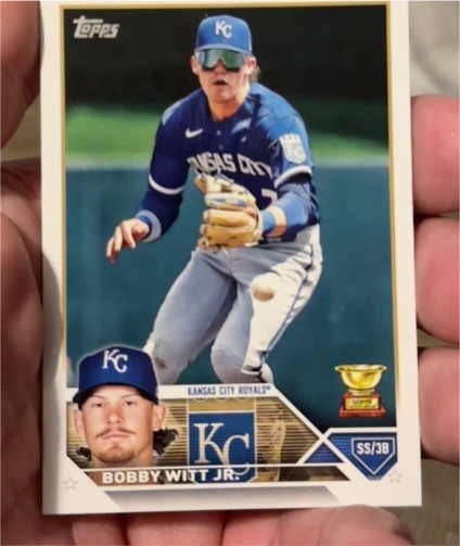 2023 Topps Series 1 #7 Bobby Witt Jr. — front