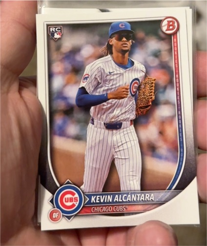 2025 Bowman #95 Kevin Alcántara — front
