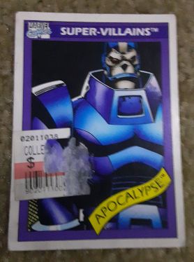 1990 Impel Marvel Super-Villains #80 Apocalypse — front