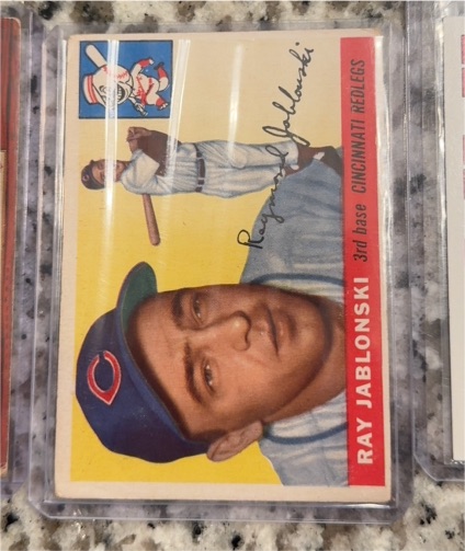 1955 Topps #56 Ray Jablonski — front