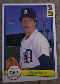 1982 Donruss #133 Dan Petry — front