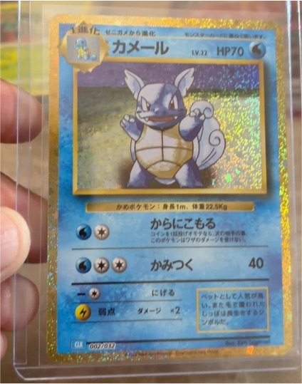 1996 Pokémon #008 Wartortle — front