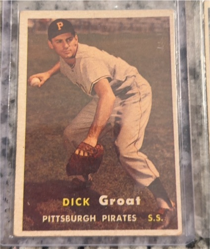 1957 Topps #12 Dick Groat — front
