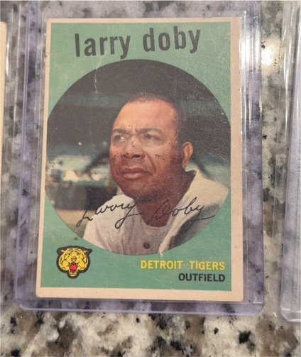 1959 Topps #455 Larry Doby — front