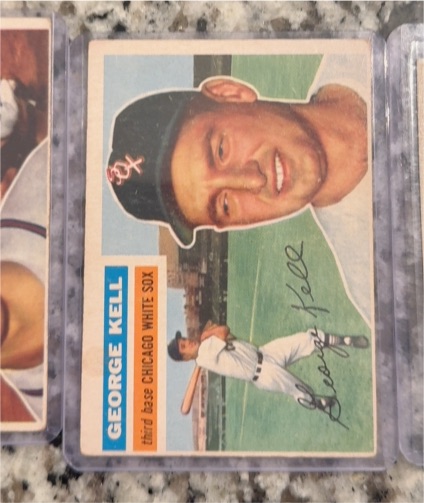 1956 Topps #195 George Kell — front