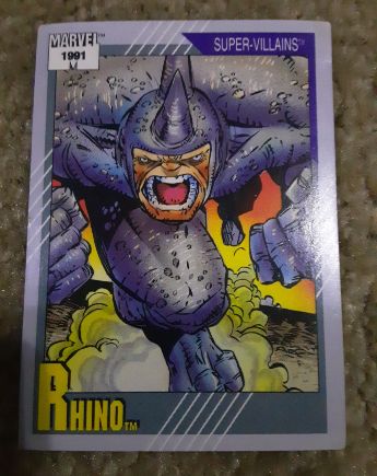 1991 Impel Marvel Universe Series 2 #73 Rhino — front