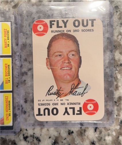 1968 Topps Game #28 Rusty Staub — front