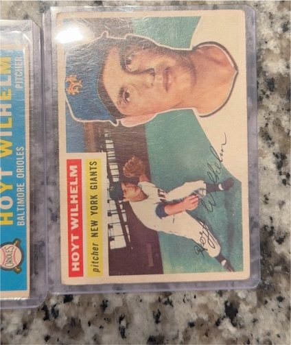 1956 Topps #307 Hoyt Wilhelm — front
