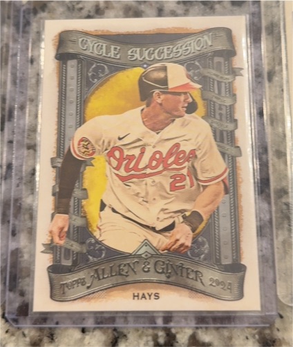 2024 Topps Allen & Ginter #CS-44 Austin Hays Cycle Succession — front