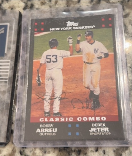 2007 Topps #327 Derek Jeter & Bobby Abreu Classic Combo — front