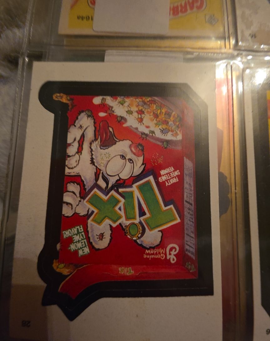 2004 Topps Wacky Packages Series 1 #28 TIX Trix Cereal Box Rabbit — front