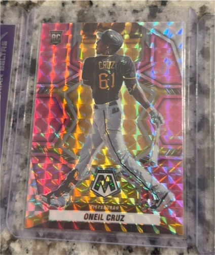 2022 Panini Mosaic #239 Oneil Cruz — front
