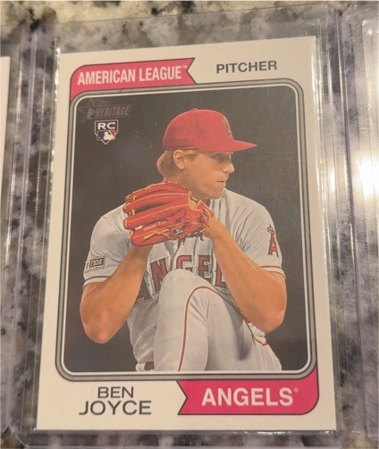2023 Topps Heritage High Number #722 Ben Joyce — front
