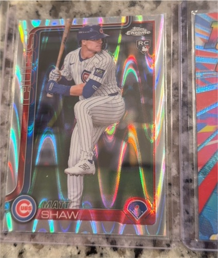 2025 Topps Chrome #219 Matt Shaw — front