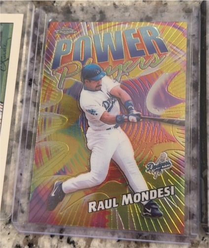 2000 Topps Chrome Power Players #P19 Raul Mondesi — front