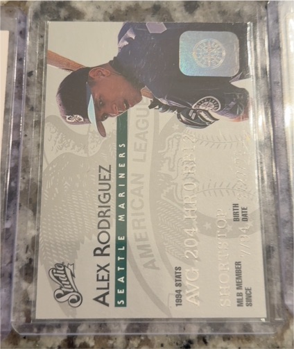 1995 Donruss Studio #18 Alex Rodriguez — front