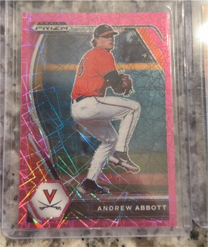 2021 Panini Prizm Draft Picks #PDP53 Andrew Abbott — front