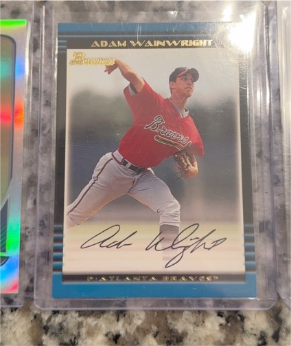 2002 Bowman #239 Adam Wainwright — front