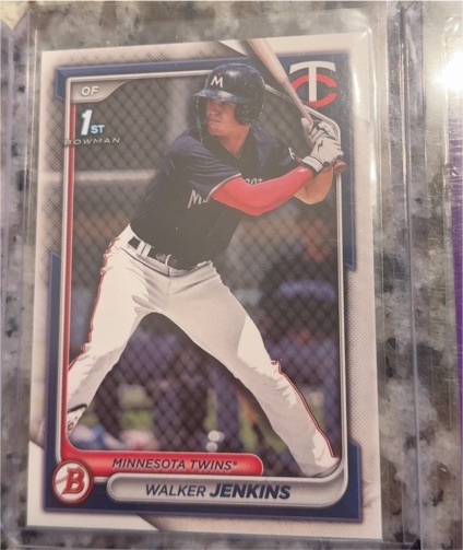 2024 Bowman #BP-43 Walker Jenkins — front
