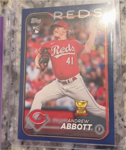 2024 Topps Series 1 #214 Andrew Abbott — front
