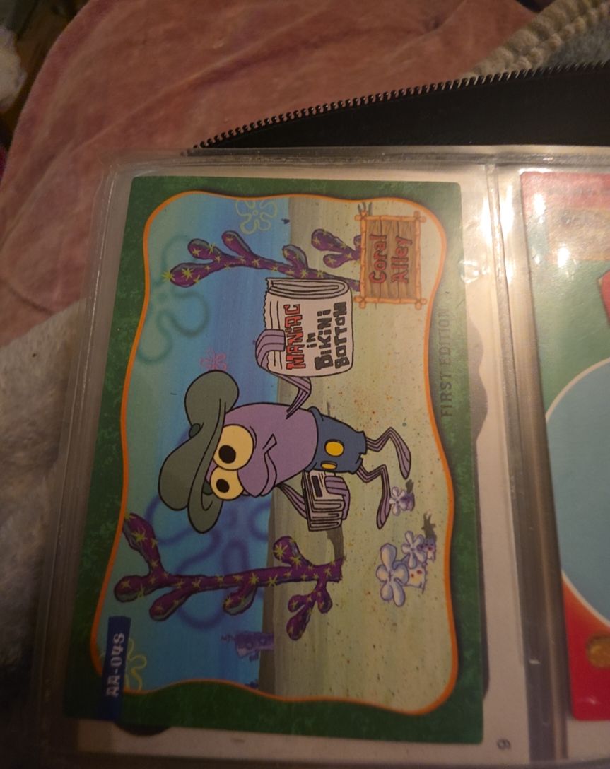 2003 UD SpongeBob SquarePants Aquatic Amigos #AA-046 Coral Alley Fish — front