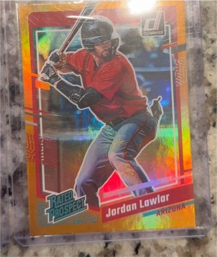 2023 Donruss #47 Jordan Lawlar Rated Prospect — front