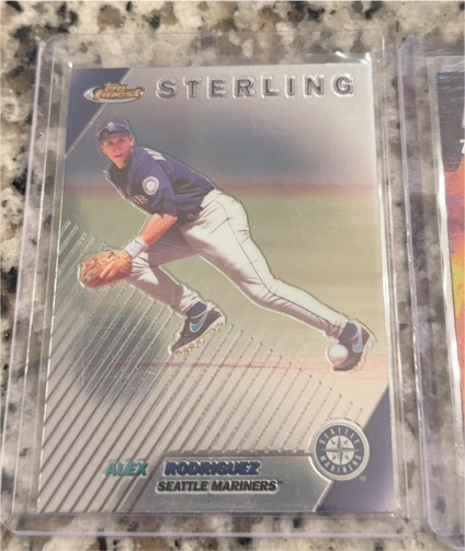 1999 Topps Finest Sterling #253 Alex Rodriguez — front