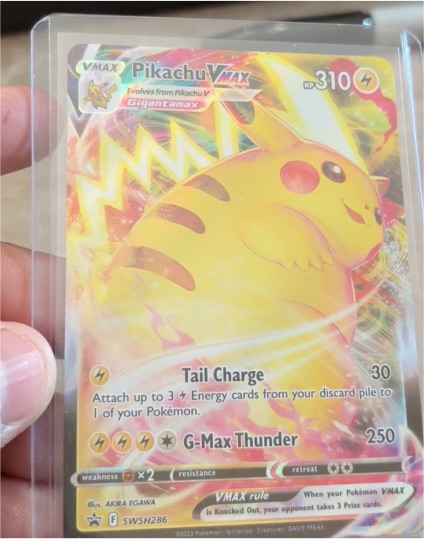 2023 Pokémon TCG SWSH286 Pikachu VMAX — front