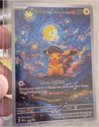 2023 Pokémon #085 Pikachu with The Starry Night — front