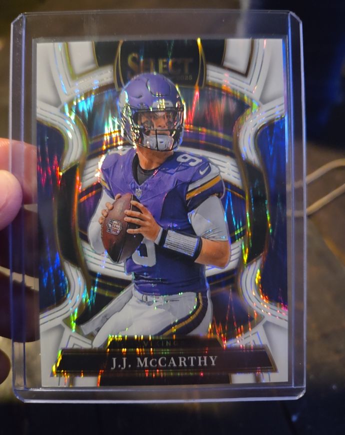 2025 Panini Select #63 J.J. McCarthy — front