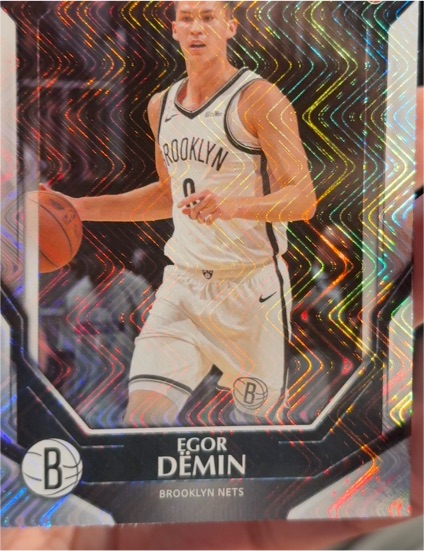 2026 Topps Collector Kit Exclusive #NBA-9 Egor Demin — front
