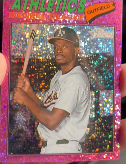 2026 Topps Heritage #324 Denzel Clarke — front