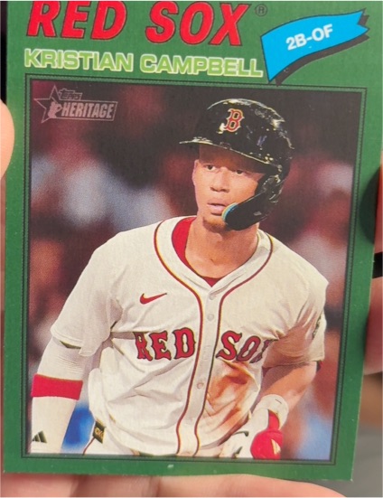 2026 Topps Heritage #367 Kristian Campbell — front