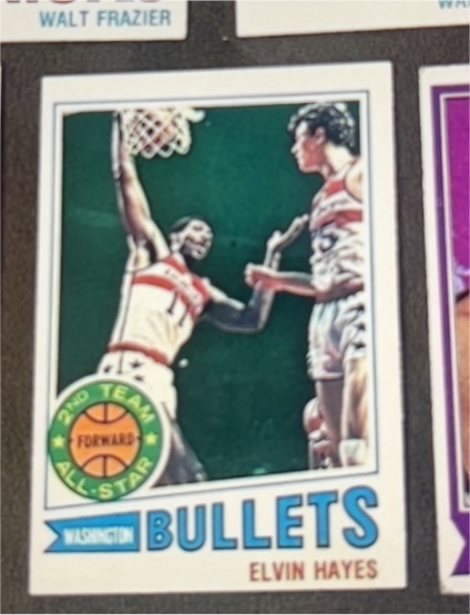 1974 Topps #30 Elvin Hayes — front