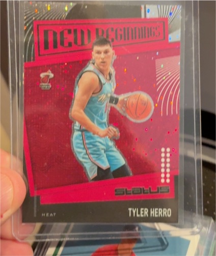 2019-20 Panini Status #28 Tyler Herro New Beginnings — front