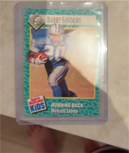 1990 Sports Illustrated for Kids #202 Barry Sanders — front