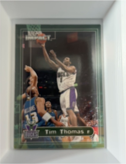 1999-00 Fleer Skybox Impact #169 Tim Thomas — front