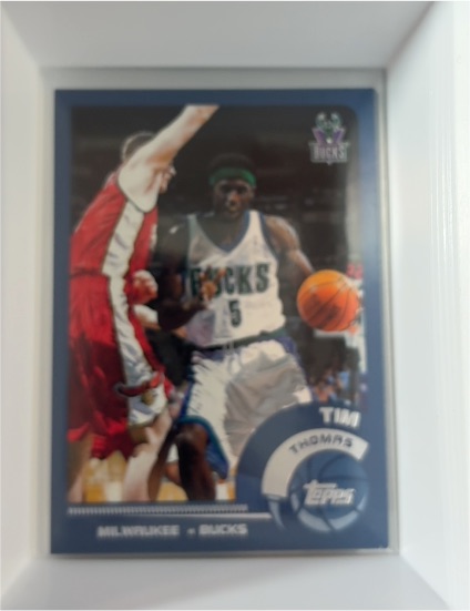 2002-03 Topps #51 Tim Thomas Milwaukee Bucks — front