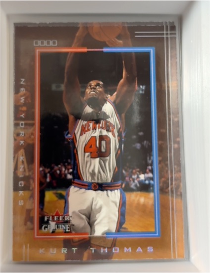 2001-02 Fleer Genuine #16 Kurt Thomas — front