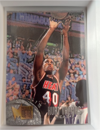 1995-96 Fleer Metal #164 Kurt Thomas Rookie — front