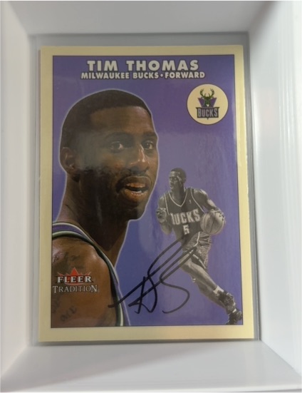 2000-01 Fleer Tradition #92 Tim Thomas — front
