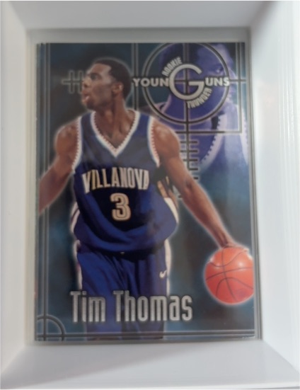 1997 Wheels Rookie Thunder Young Guns #YG3 Tim Thomas — front