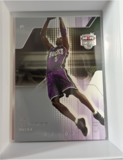 2002-03 NBA Hoops Stars #14 Tim Thomas Milwaukee Bucks — front