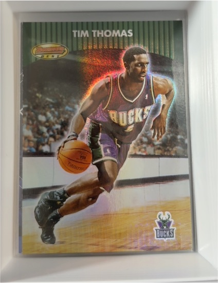 1998-99 Bowman's Best #34 Tim Thomas — front