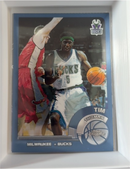 2002-03 Topps Chrome #36 Tim Thomas — front